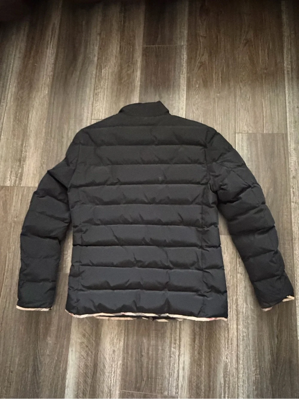 Burberry Black Quilted Down Puffer Jacket